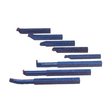 Outils de précision - tour à métaux - 9 pièces - 12 x 12 mm