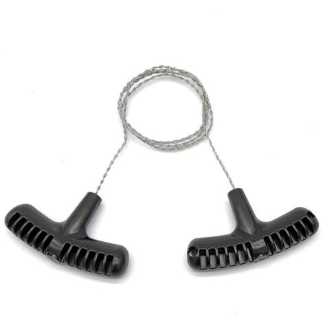 Outils de survie portables en plein air-scie de poche-corde de survie en milieu sauvage-outil d'urgence multifonctionnel-paquet de 2