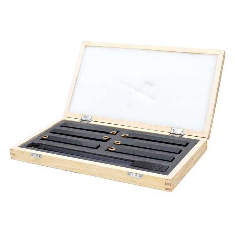 Holzmann - Coffret pro 7 outils de tournage métal tct 16 mm