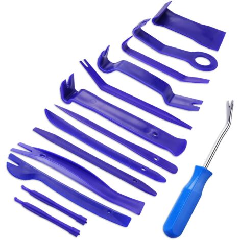 Outils Demontage Garniture, 14 PCS en Plastique Ensemble d'Outils d'enlèvement de Panneau de Porte Automatique, Outils de Suppression pour Voiture Porte Panneau Tableau de Bord
