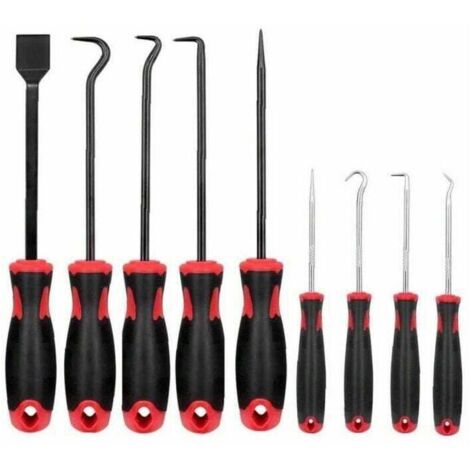 Outils d'extracteur de joint d'huile,Multifonctions Réparation Automobile ,9PCS