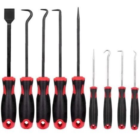 Outils d'extracteur de joint d'huile,Multifonctions Réparation Automobile ,9PCS