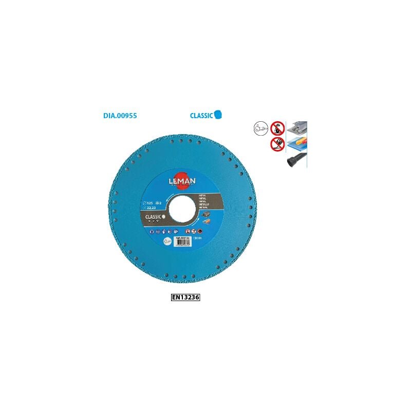 Leman - Disque diamant métal Classic ø 115mm