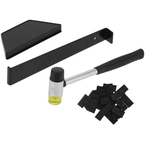 Outils d'installation au sol, entretoises, marteau en caoutchouc, bloc de taraudage, barre de traction, accessoires de décoration