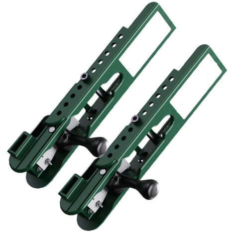 Outils d'installation de revêtement, à utiliser avec des parements en Fiber-ciment de 5/16 pouces, outil de montage par incréments de 1/4, vert, 2 pièces