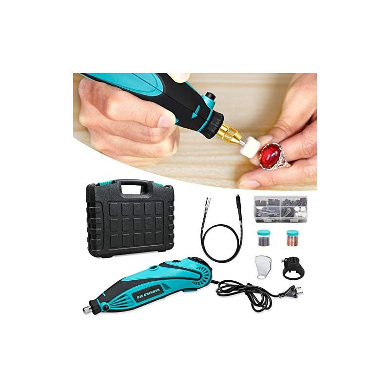 180pcs multi outils 130W ensemble d'outils rotatifs avec 6 réglages de vitesse variable pour le fraisage la coupe le meulage et la gravure Naizy