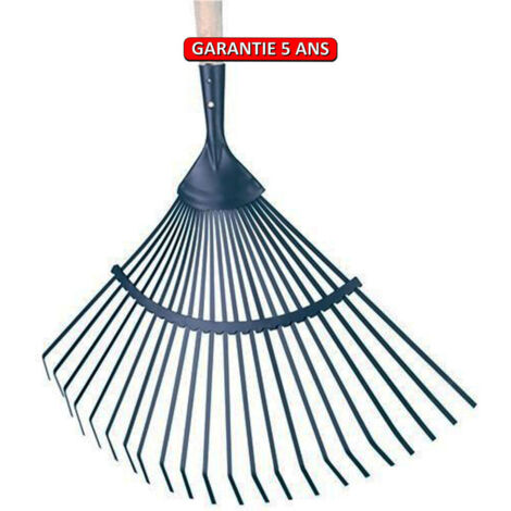 OUTILS PERRIN Balai à gazon dents plates sans manche