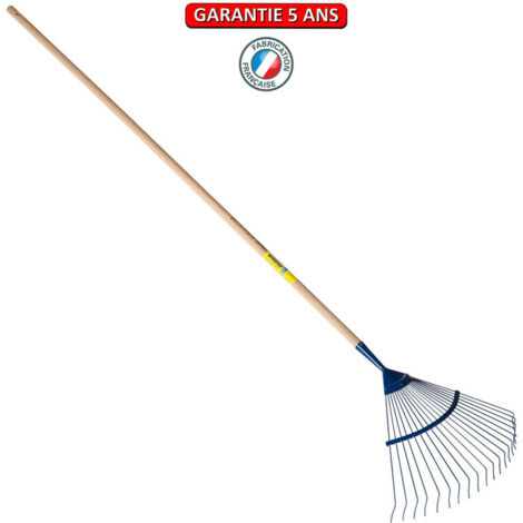 OUTILS PERRIN Balai à gazon dents rondes emmanché