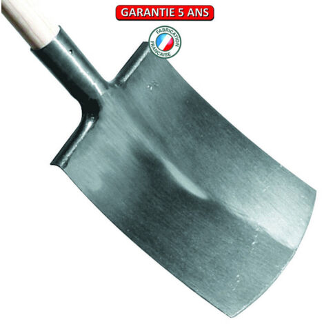 OUTILS PERRIN Bêche Bretagne polie 28 tranchant bombé sans manche