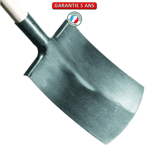 OUTILS PERRIN Bêche Bretagne polie 30 tranchant bombé sans manche