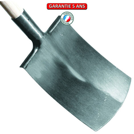 OUTILS PERRIN Bêche Bretagne polie 32 tranchant bombé sans manche