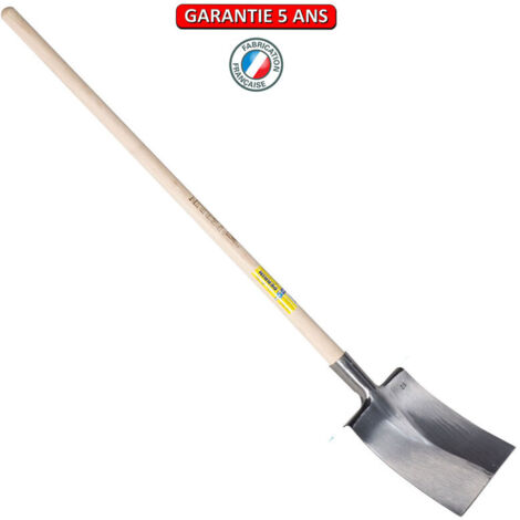 OUTILS PERRIN Bêche Nantes polie de 30 manche pomme