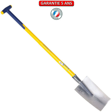OUTILS PERRIN Bêche Senlis de 28 polie manche composite béquille