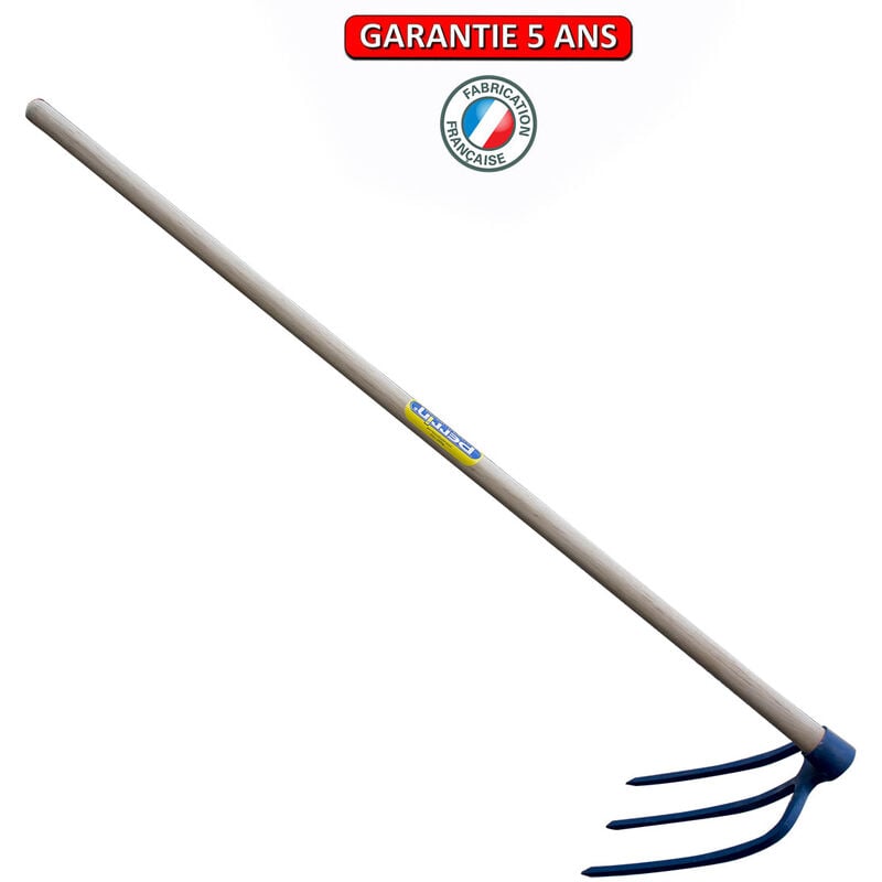 Outils Perrin - Croc à 3 dents avec manche - 19x32 cm