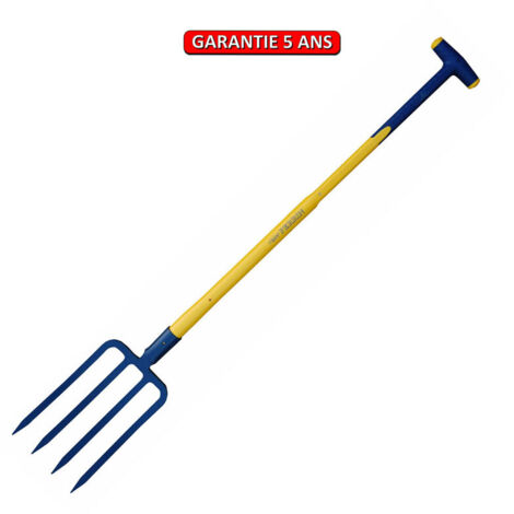 OUTILS PERRIN Fourche a becher a douille - manche trigrip bt 90 - 4 dents triangulaire