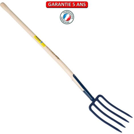 OUTILS PERRIN Fourche à bêcher à soie 4 dents 30 manche pomme