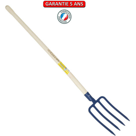 OUTILS PERRIN Fourche à bêcher douille 4 dents 29 cm manche pomme