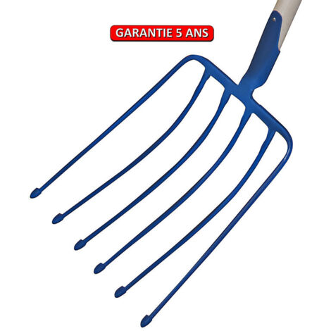OUTILS PERRIN Fourche a douille a betteraves 6 dentes - sans manche