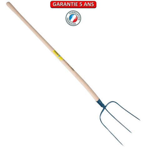 OUTILS PERRIN Fourche à faner à douille 3 dents manche pomme