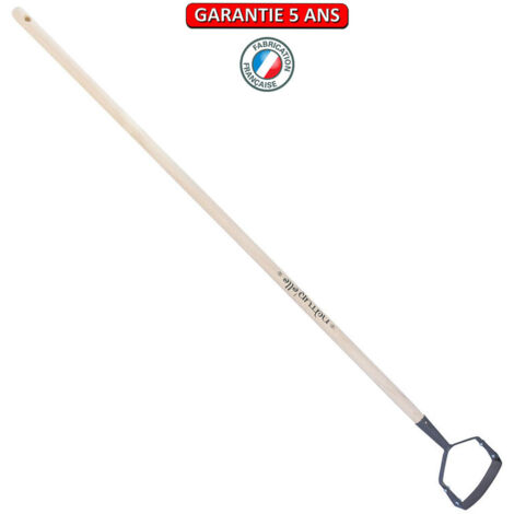 OUTILS PERRIN Grattoir lame de 14 cm, manche 130cm - Gris algue