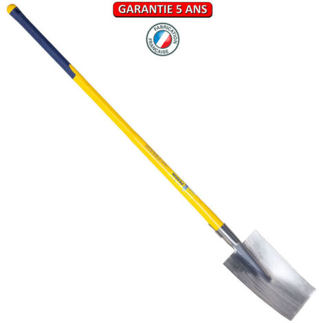 OUTILS PERRIN Louchet poli Senlis de 28 cm emmanché manche composite incassable en fibre de verre