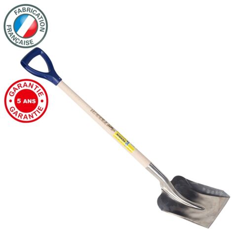OUTILS PERRIN Pelle à neige auto alu manche 0,68 m poignée plastique, outil pour le déneigement