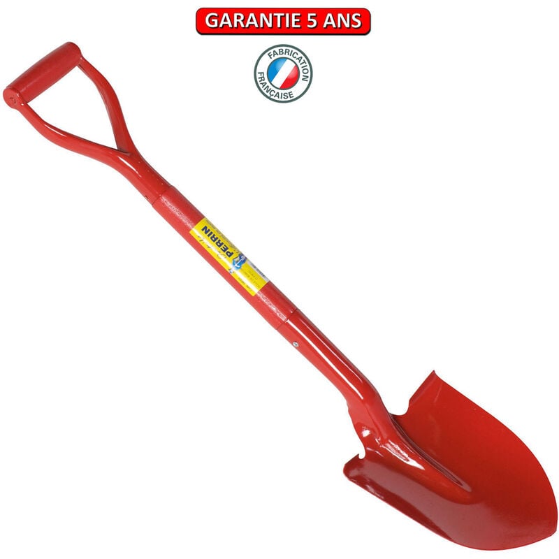 Outils Perrin - Pelle de bord avec manche poignée yd - 24 cm - Rouge