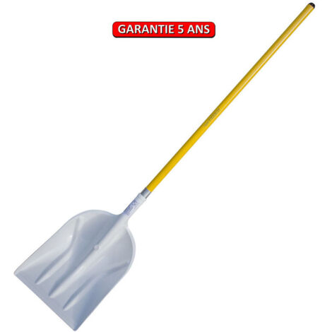 OUTILS PERRIN Pelle plastique blanche manche tube droit