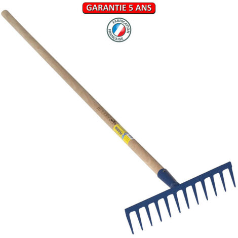 OUTILS PERRIN Râteau 12 dents droites emmanché 1,65m