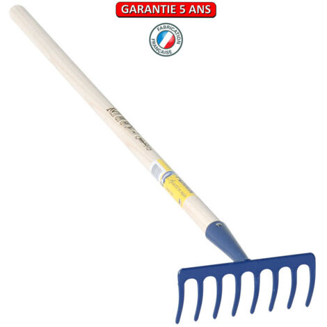 OUTILS PERRIN Râteau de fleuriste, râteau enfant manche 80 cm, outil à main pour le jardin et le potager
