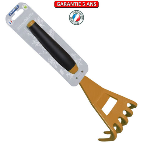 OUTILS PERRIN Rateau polyamide - Jaune miel
