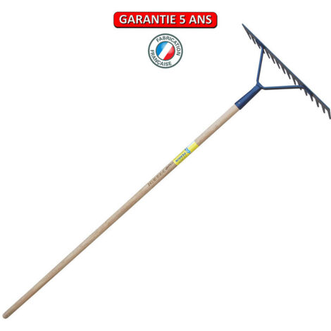 OUTILS PERRIN Râteau trempé 16 dents droites - 1.50 m