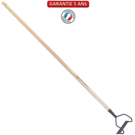 OUTILS PERRIN Ratissoire à tirer de 16cm, manche 130cm - Gris algue