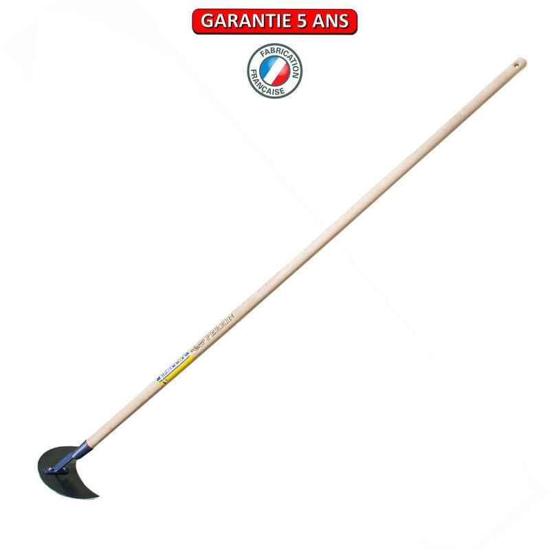 Outils Perrin - Ratissoire demi lune désherbeur avec manche - 1.50 m