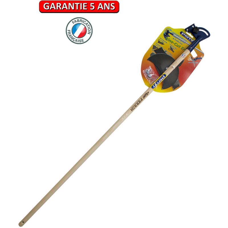 OUTILS PERRIN Ratissoire demi lune désherbeur avec manche - 1.65 m