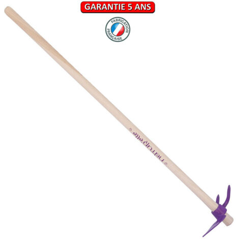 OUTILS PERRIN Serfouette panne & fourche forgée manche 100cm - Framboisine