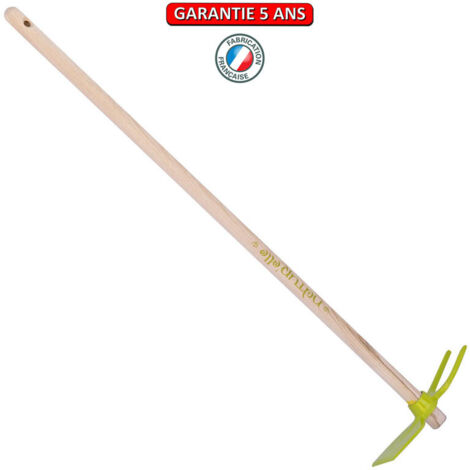 OUTILS PERRIN Serfouette panne & fourche forgée manche 100cm - Kiwi