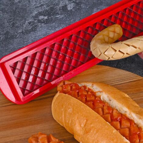 Outils pour barbecue : découpe de hot-dogs, découpe de saucisses, coupe-jambon, découpe de céréales, coupe-œufs, couteau à hot-dogs