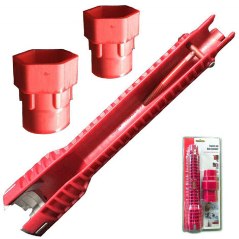 Outils pour l'installation et la réparation du robinet à flotteur de lavabo, pince pour fond de lavabo, clé à douille, installateur de lavabo