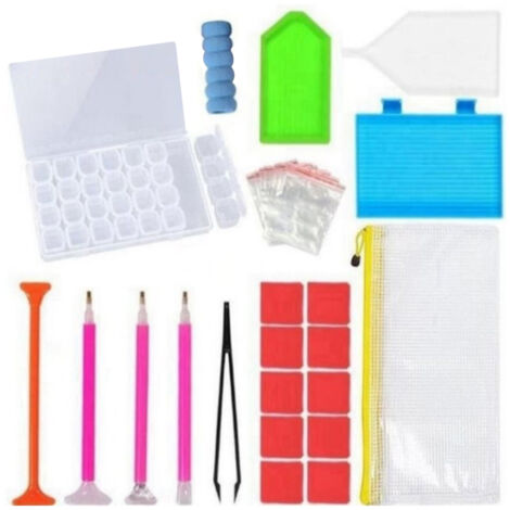 Outils pour peinture diamant, coffret de broderie diamant 5D, accessoires