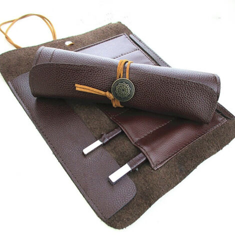 Outils Roll Up Sac Léger Portable Étui De Rangement En Cuir Poche Organisateur Titulaire