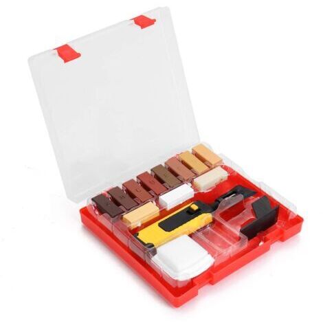 Outils spéciaux supplémentaires, kit de réparation pour stratifié, système de cire, revêtement de sol, plan de travail, mallette robuste, ensemble d'outils pour la réparation des rayures et des éraflu