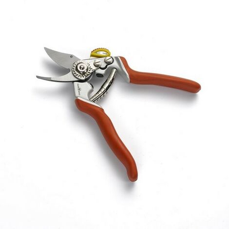 Outils Wolf – Sécateur à coupe franche pour bois dur – Lame en acier – Poignées en aluminium forgé soft grip – Système de réglage 2 positions – OGAS