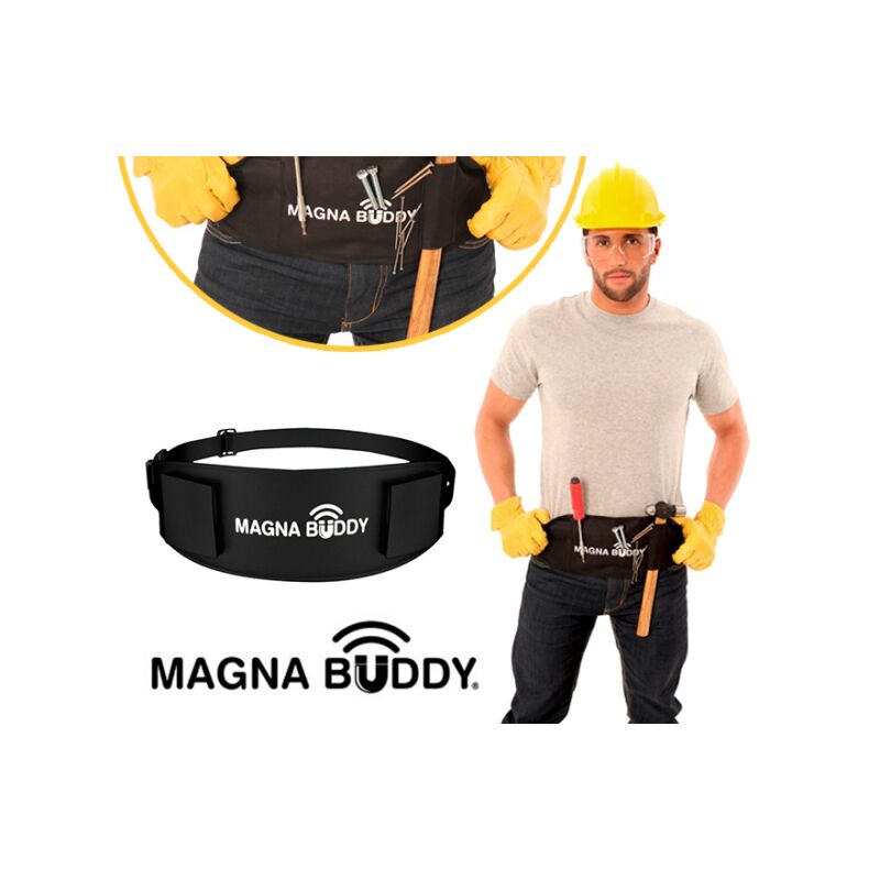 

OUTLET Cinturón magnético para herramientas Magna Buddy, diseño ligero y flexible, permite sujetar todo tipo de herramientas, soporta hasta 10 Kg de