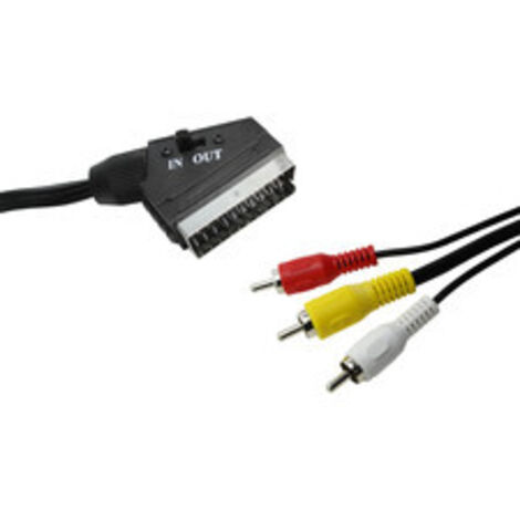 OUTLET - Conexión audio estéreo - vídeo de 3 m Electro Dh 37.034/3 8430552103867