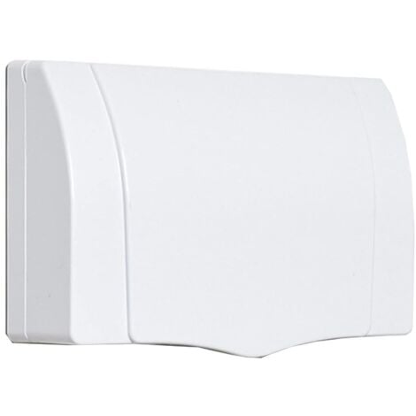 TINOR Outlet Cover Childproof Clear, Switch Socket Waterproof Box, Waterproof Socket Box, Suitable for Bathroom Sockets, Prevent Water from Splashing into the Socket(2 Compartments)