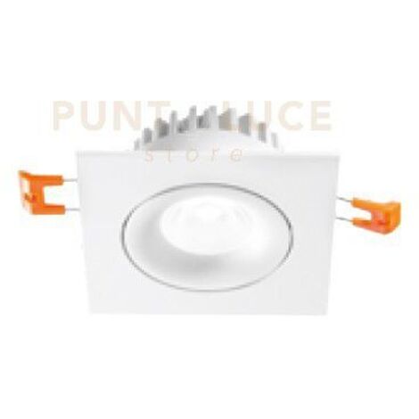 OUTPUT FARETTO DA INCASSO ORIENTABILE 7W 3000K 465LM IP20 BIANCO 9CM