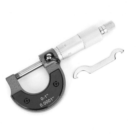 Outside micrometer 0-25 mm, resolution 0.01 mm (metric)