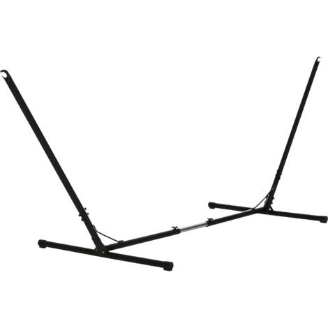 Outsunny 12ft/3.8m Hammock Stand Adjustable Universal Fit Garden Camping Picnic