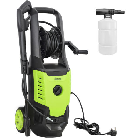 Outsunny 2200W Power Washer 170 Bar Pressure with Adjustable Nozzle